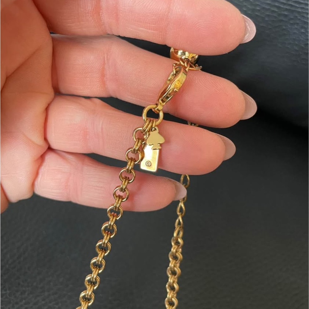 Kate Spade Gold and Cream Teardrop Necklace. Gently worn. - Picture 10 of 14